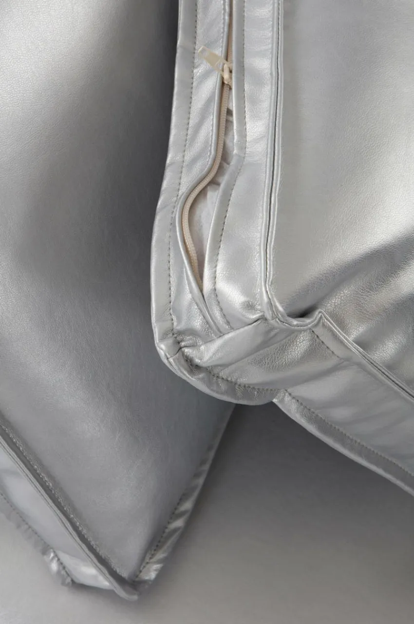 Soffor|Jotex BALTIMORE Soffmodul - Stor Med Rygg Vänster + 2 Kuddar Silver