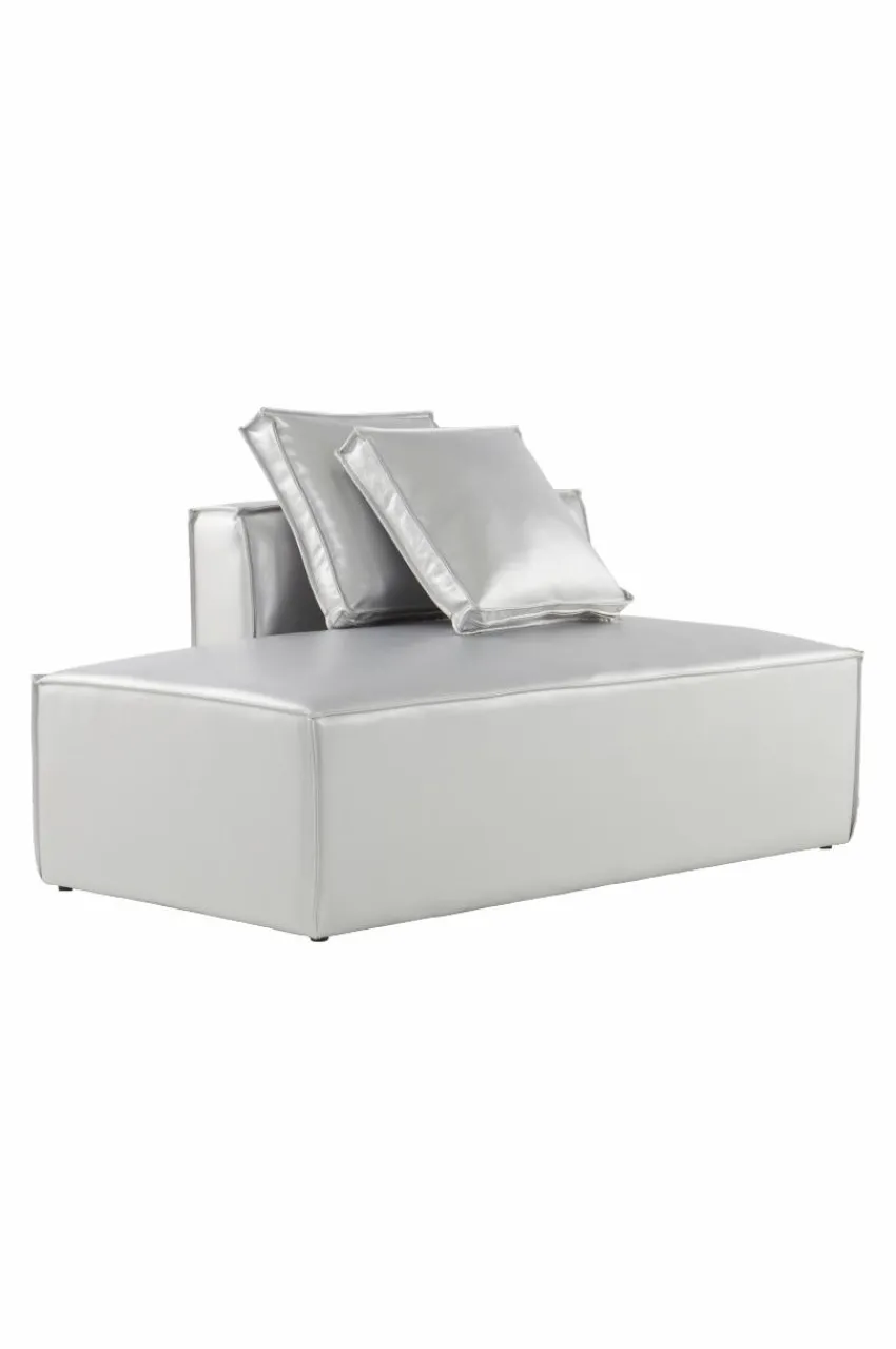 Soffor|Jotex BALTIMORE Soffmodul - Stor Med Rygg Höger + 2 Kuddar Silver