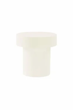 Bord|Jotex BARATTI Sidobord ø 35 Cm - Låg Blank vit