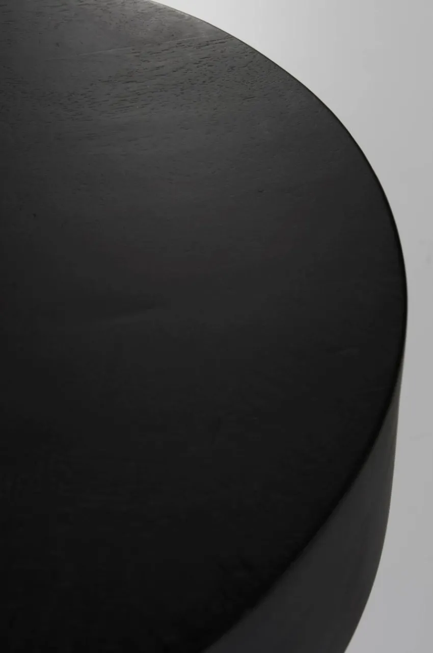 Bord|Jotex BARATTI Sidobord ø 35 Cm - Låg Matt svart