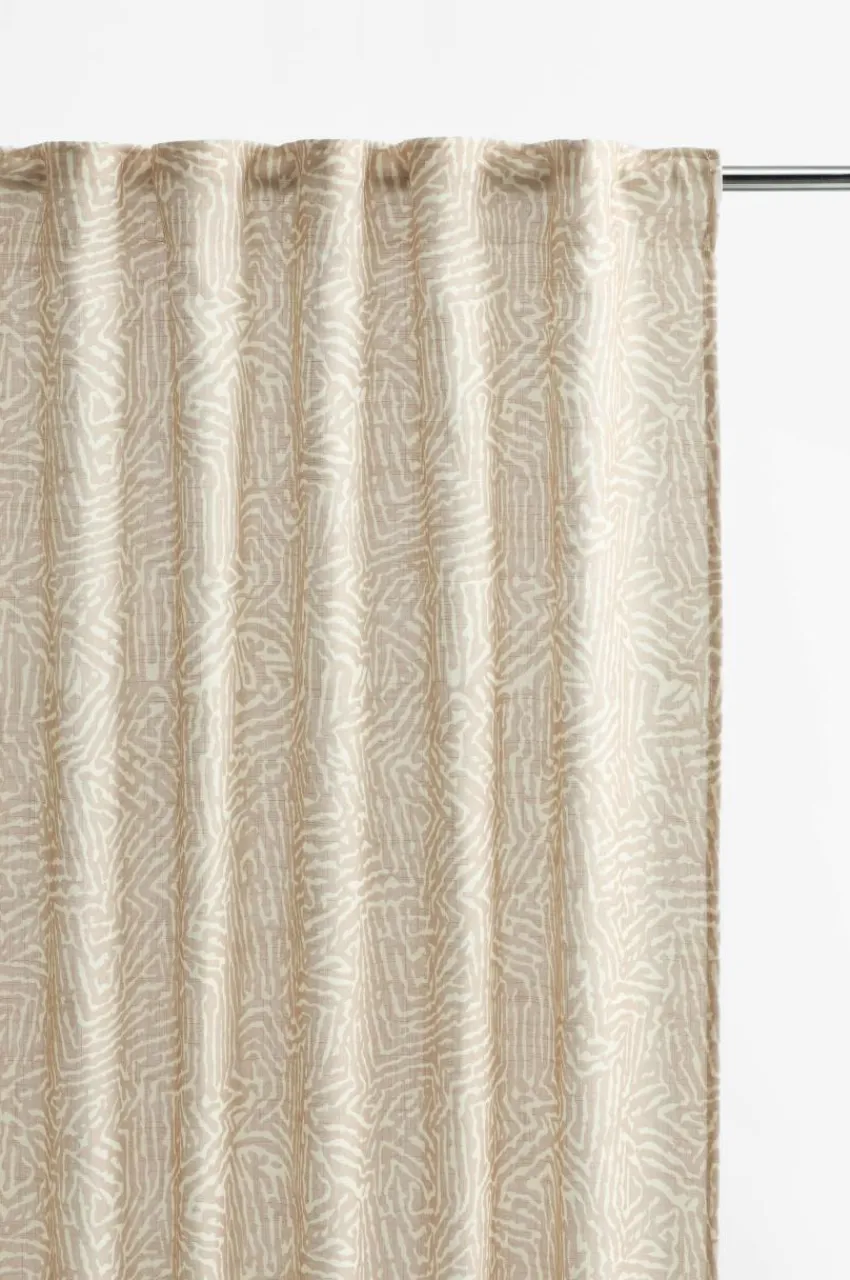 Multifunktionsgardiner|Jotex BARK Multifunktionsgardin 2-pack Beige