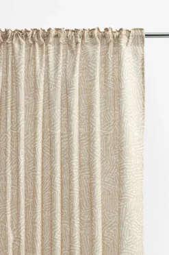 Multifunktionsgardiner|Jotex BARK Multifunktionsgardin 2-pack Beige