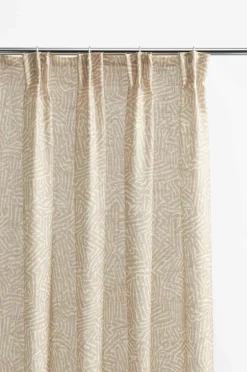 Multifunktionsgardiner|Jotex BARK Multifunktionsgardin 2-pack Beige