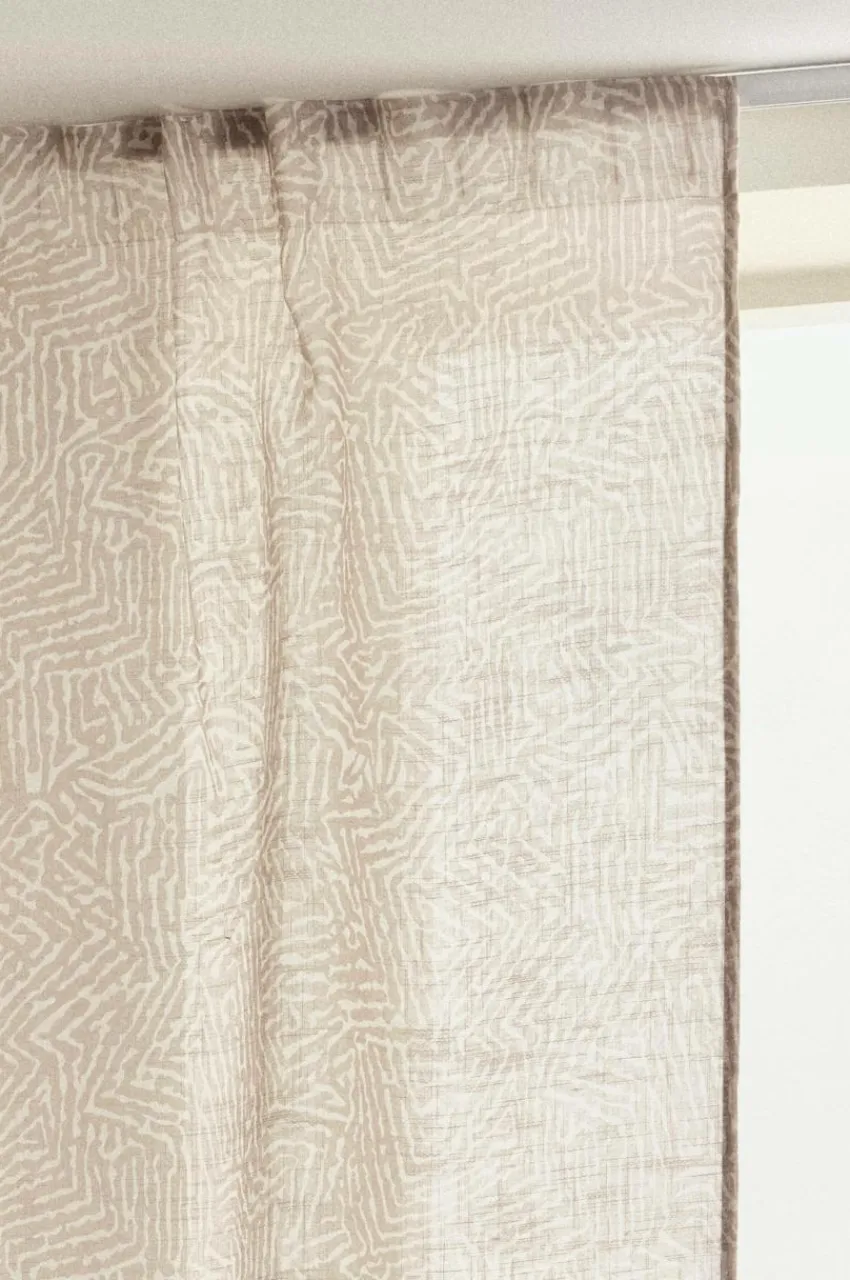 Multifunktionsgardiner|Jotex BARK Multifunktionsgardin 2-pack Beige