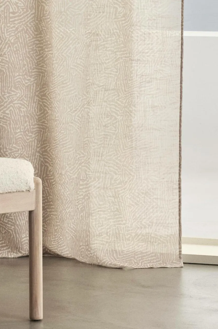 Multifunktionsgardiner|Jotex BARK Multifunktionsgardin 2-pack Beige