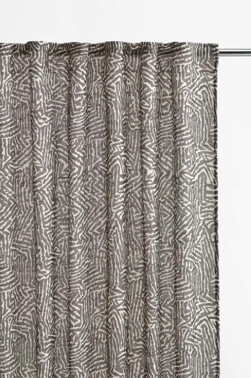 Multifunktionsgardiner|Jotex BARK Multifunktionsgardin 2-pack Svart