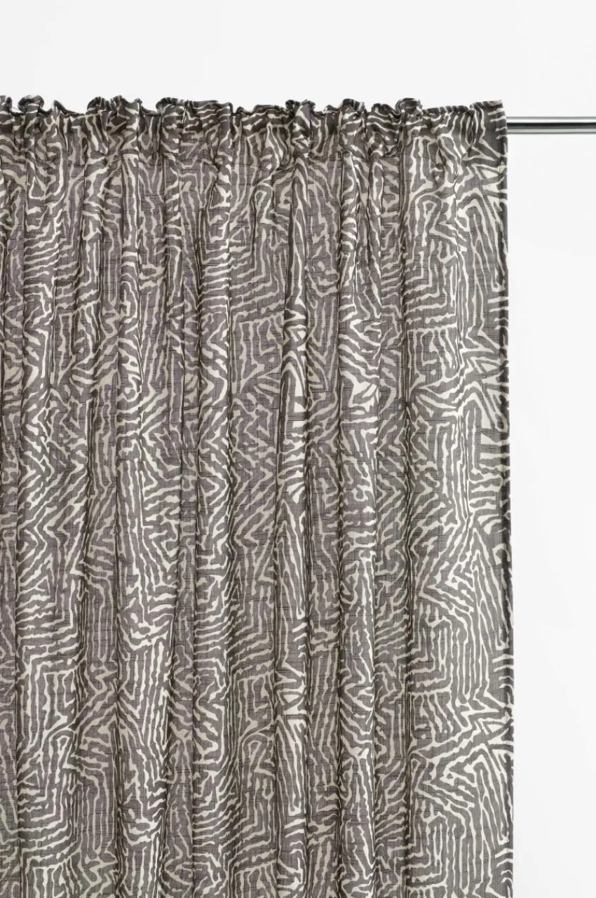 Multifunktionsgardiner|Jotex BARK Multifunktionsgardin 2-pack Svart