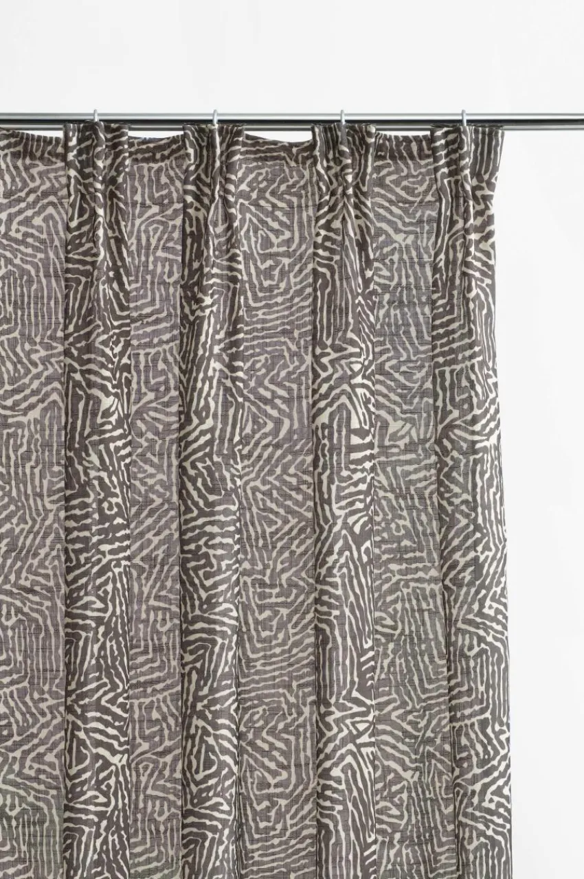 Multifunktionsgardiner|Jotex BARK Multifunktionsgardin 2-pack Svart