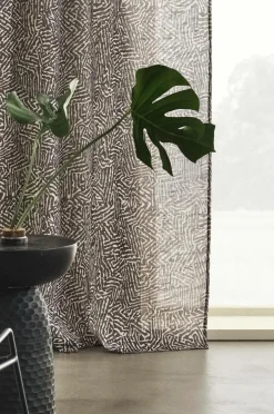 Multifunktionsgardiner|Jotex BARK Multifunktionsgardin 2-pack Svart