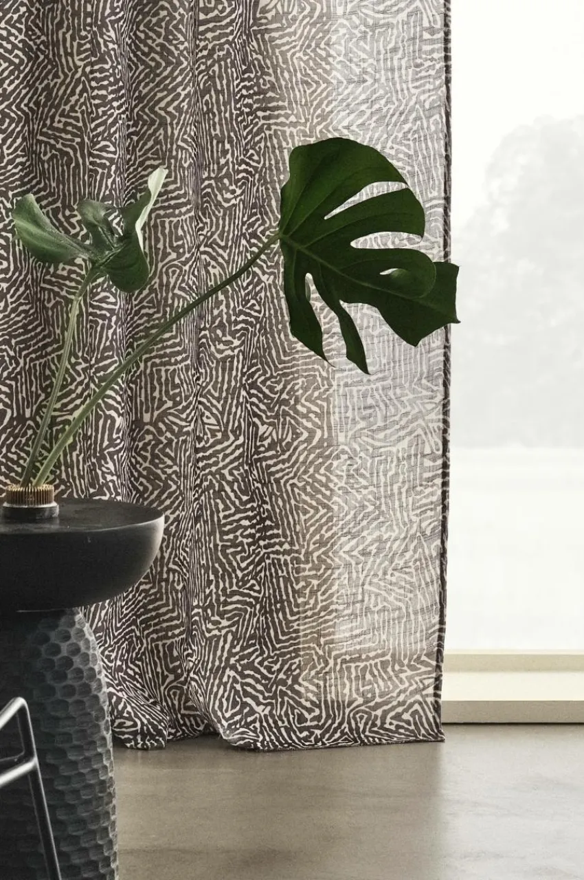 Multifunktionsgardiner|Jotex BARK Multifunktionsgardin 2-pack Svart