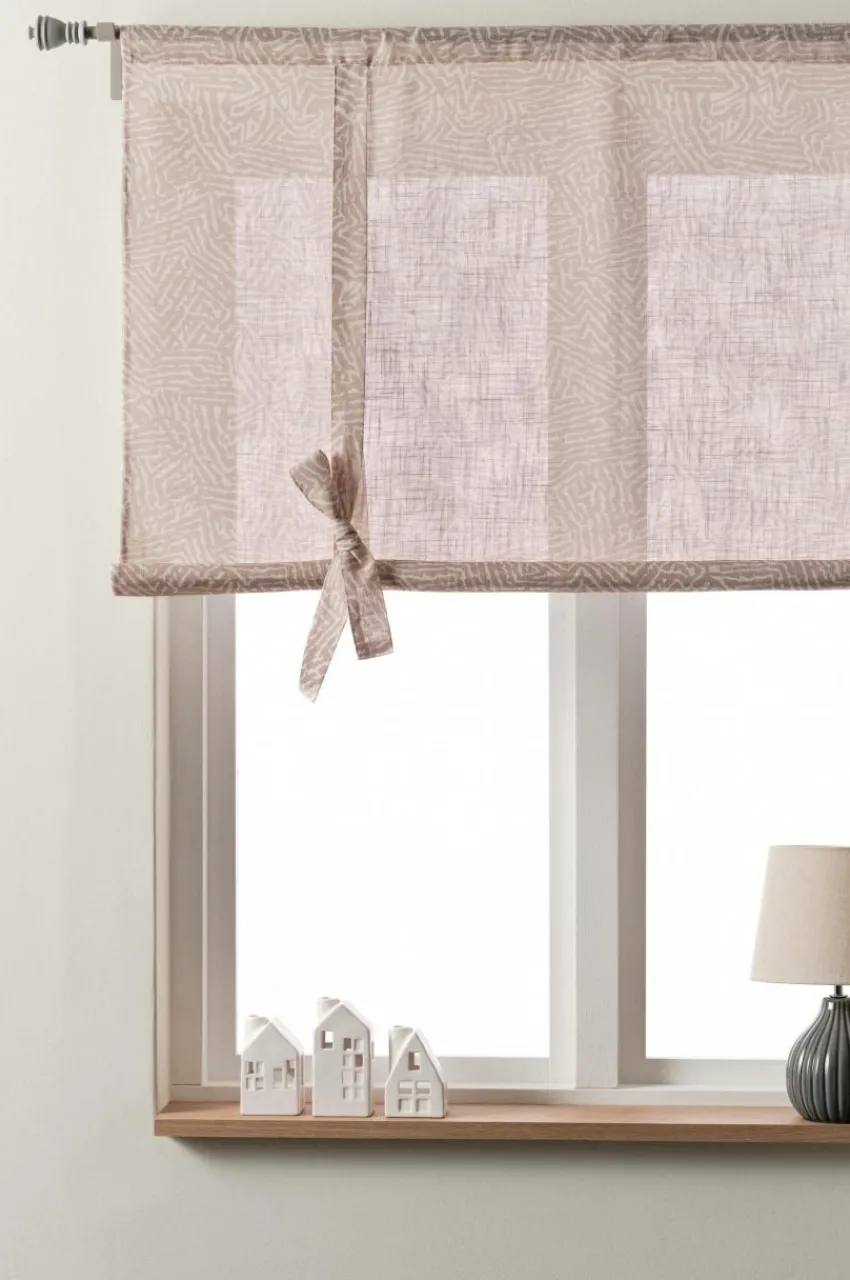 Hissgardiner|Jotex BARK Roll Up-gardin Beige