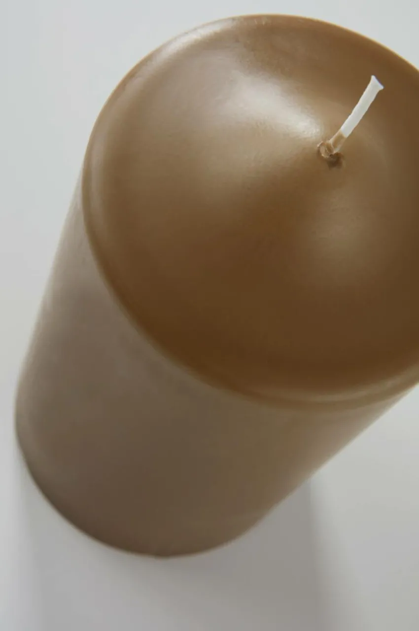 Juldekoration|Ljus|Jotex BECKY MATT Blockljus - Höjd 20 Cm Beige