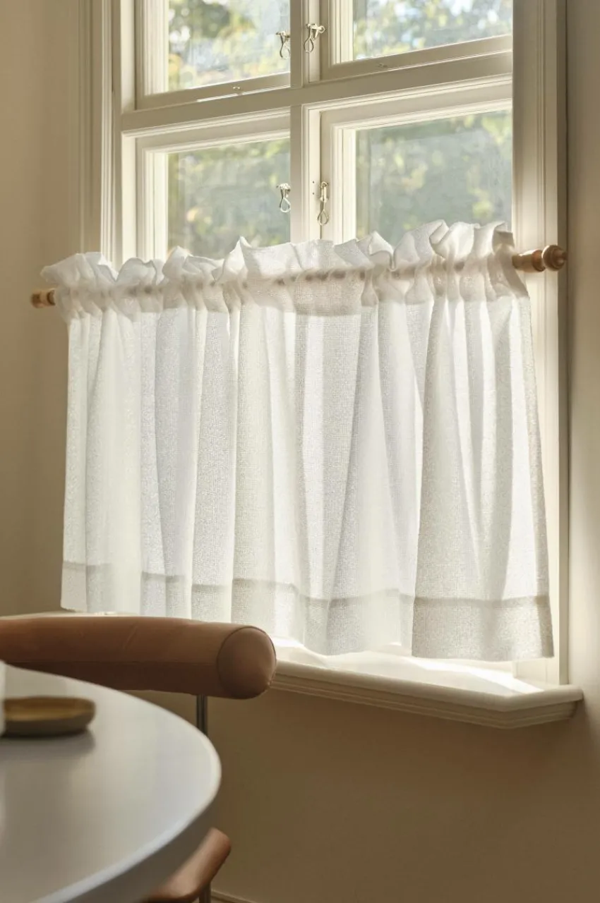 Gardinkappor|Jotex BELLA Cafégardin I Bouclé Naturvit