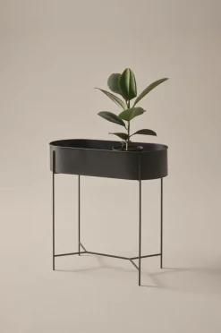 Utekrukor|Utebord|Jotex BELLEMI Blombord Svart