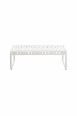 Utebord|Utemöbler|Jotex BELLEVILLE Soffbord 79x122 Cm Vit