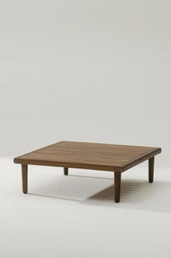 Utebord|Utemöbler|Jotex BELMONT Soffbord 80x80 Cm Teak