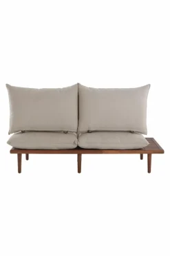 Utesoffor & Utebänkar|Utemöbler|Jotex BELMONT Soffmodul Höger Teak/Beige