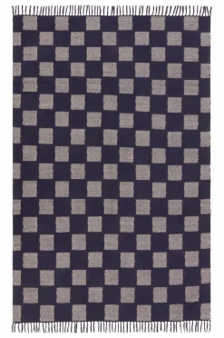 Bomulls- & Trasmattor|Jotex BELON Bomullsmatta 200x300 Cm Blå/naturvit