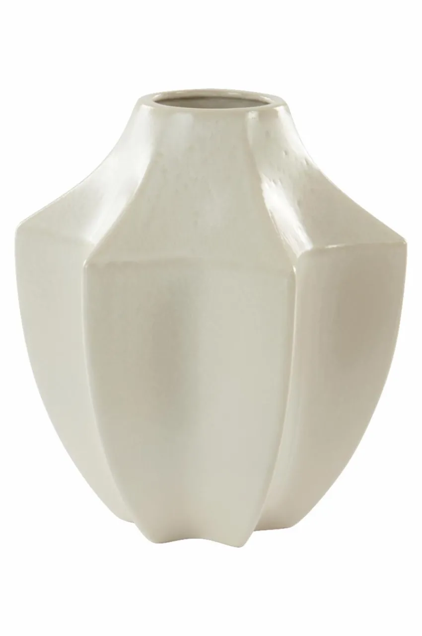 Vaser|Jotex BERIT Vas - Höjd 27 Cm Naturvit