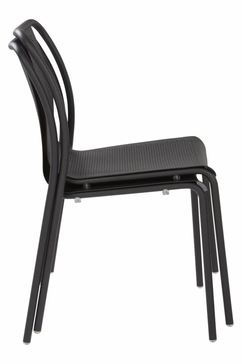 Utestolar & Utepallar|Utemöbler|Jotex BIARRITZ Utestol 2-pack Svart