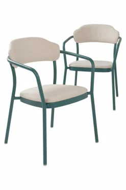 Utestolar & Utepallar|Utemöbler|Jotex BIDART Utestol 2-pack Mörkgrön