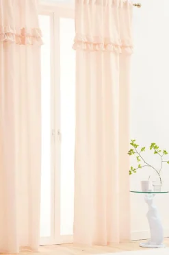 Barngardiner|Jotex BILLY Multifunktionsgardin 2-pack - Ekologisk Rosa
