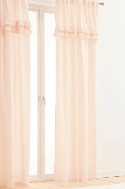 Barngardiner|Jotex BILLY Multifunktionsgardin 2-pack - Ekologisk Rosa