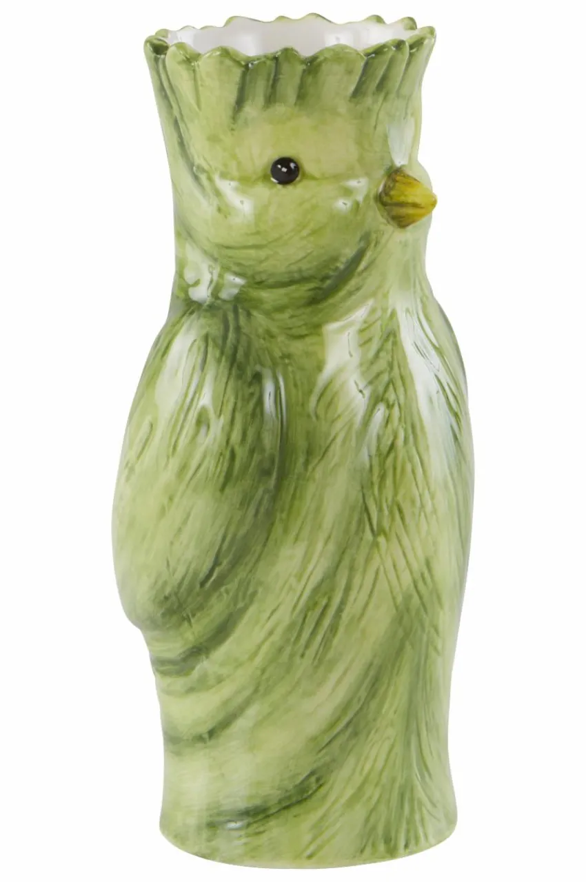 Vaser|Jotex BIRDY Dekorationsvas Höjd 17.7 Cm Grön