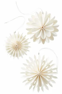 Juldekoration|Jotex BLOSSOM Dekorationshänge 3-pack Naturvit