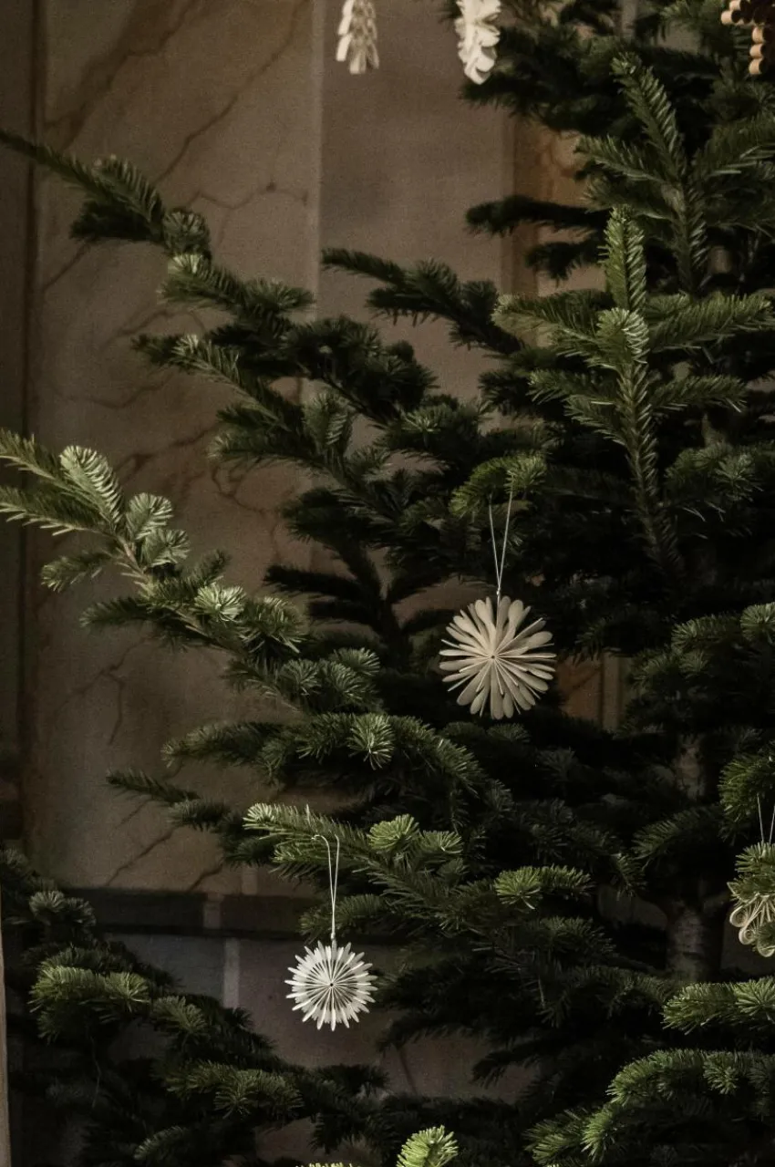 Juldekoration|Jotex BLOSSOM Dekorationshänge 3-pack Naturvit