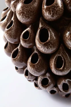 Vaser|Jotex BLOWFISH Vas Höjd 31 Cm Chokladbrun