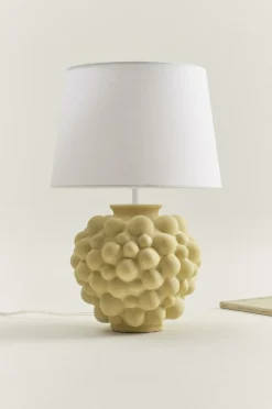 Bordslampor|Jotex BLUSH Bordslampa Gul/naturvit