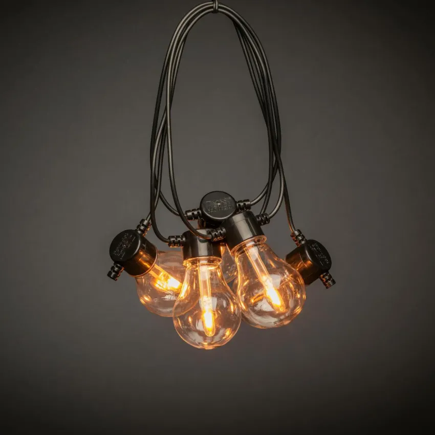Utebelysning|Utebelysning|Jotex B/O Slinga 10 LED Solpanel Svart