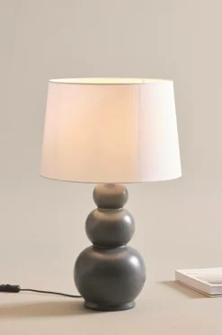 Bordslampor|Jotex BOBBY RAY Bordslampa Grå/vit