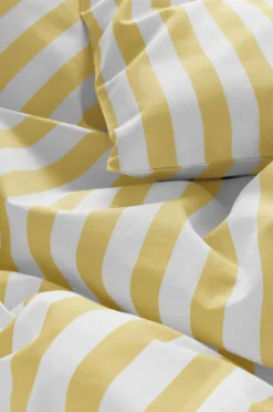 Barnsängkläder|Jotex BOEL BABY Påslakanset Vagn/vagga - Ekologisk Limoncello/vit