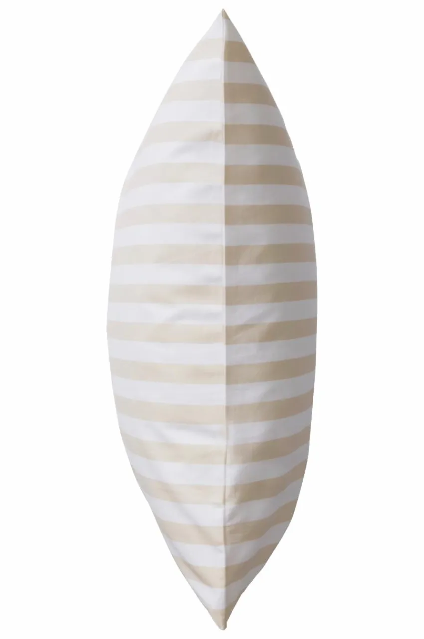 Örngott|Jotex BOEL örngott 60x50 Cm - Ekologisk Ljus sand/vit