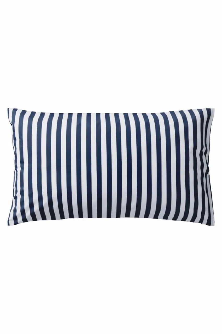 Örngott|Jotex BOEL örngott 90x50 Cm - Ekologisk Marinblå/vit