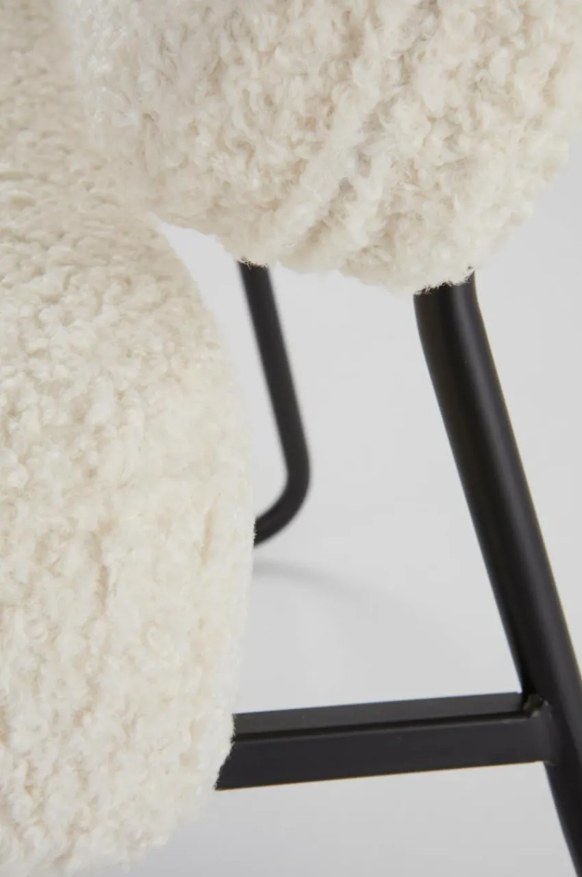 Stolar|Jotex BOLZANO TEDDY Loungestol Naturvit