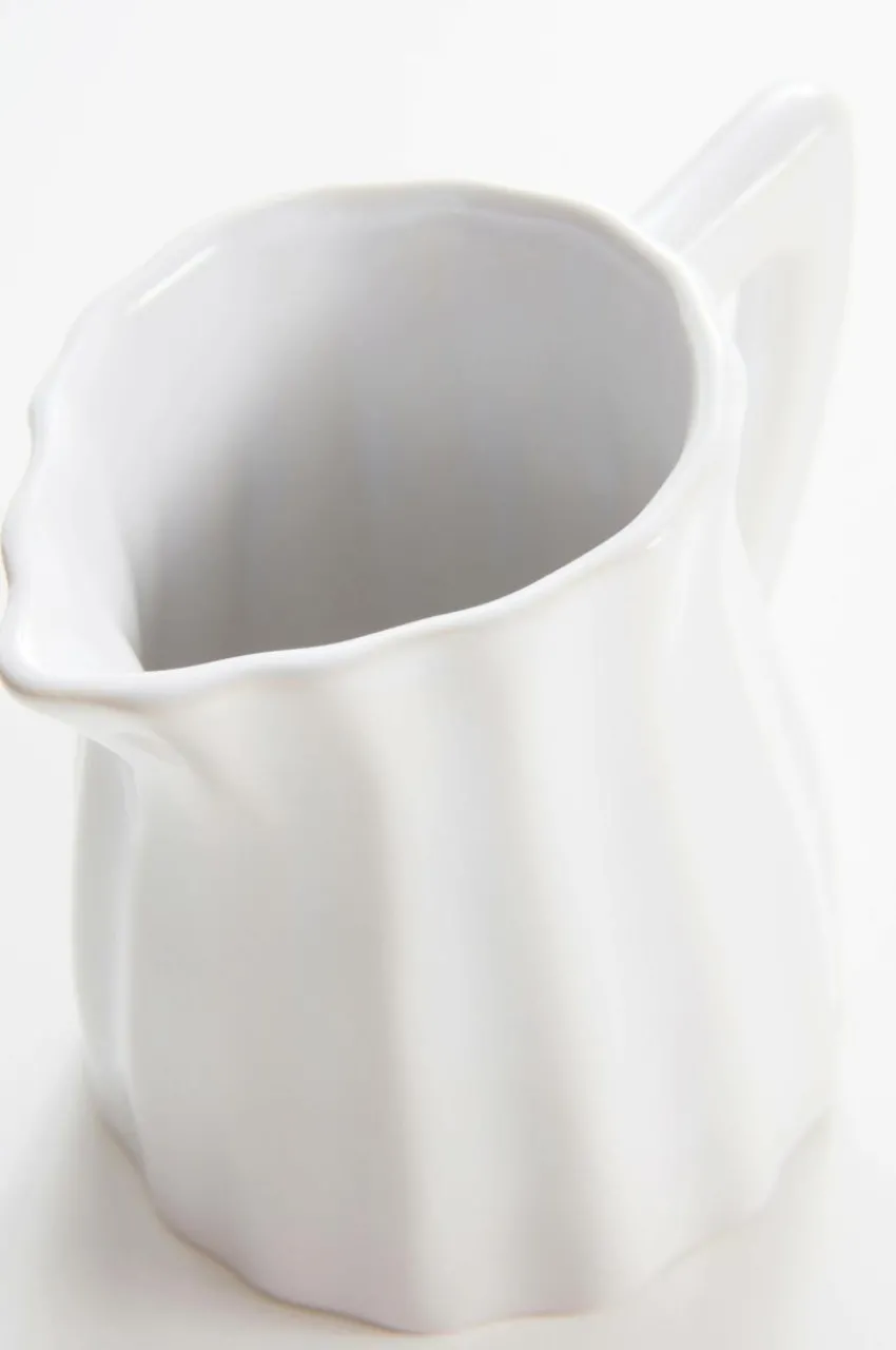 Glas|Jotex BONNIE Mjölkkanna Naturvit