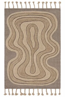 Lugg- & Ryamattor|Jotex BONSIE Luggmatta 160x230 Cm Beige/brun