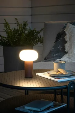 Utebelysning|Utebelysning|Jotex Bordslampa Antibes USB Höjd 19 Cm Rost