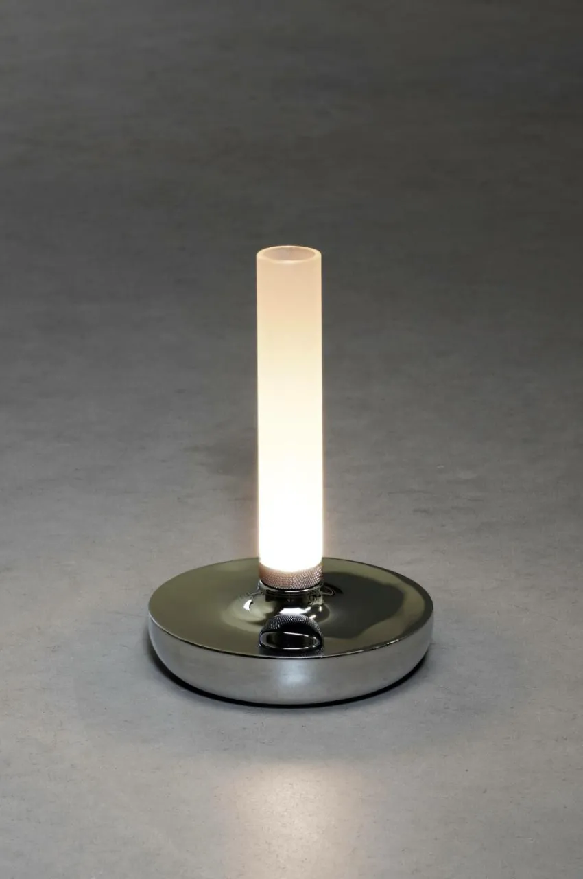Utebelysning|Utebelysning|Jotex Bordslampa Biarritz USB Silver