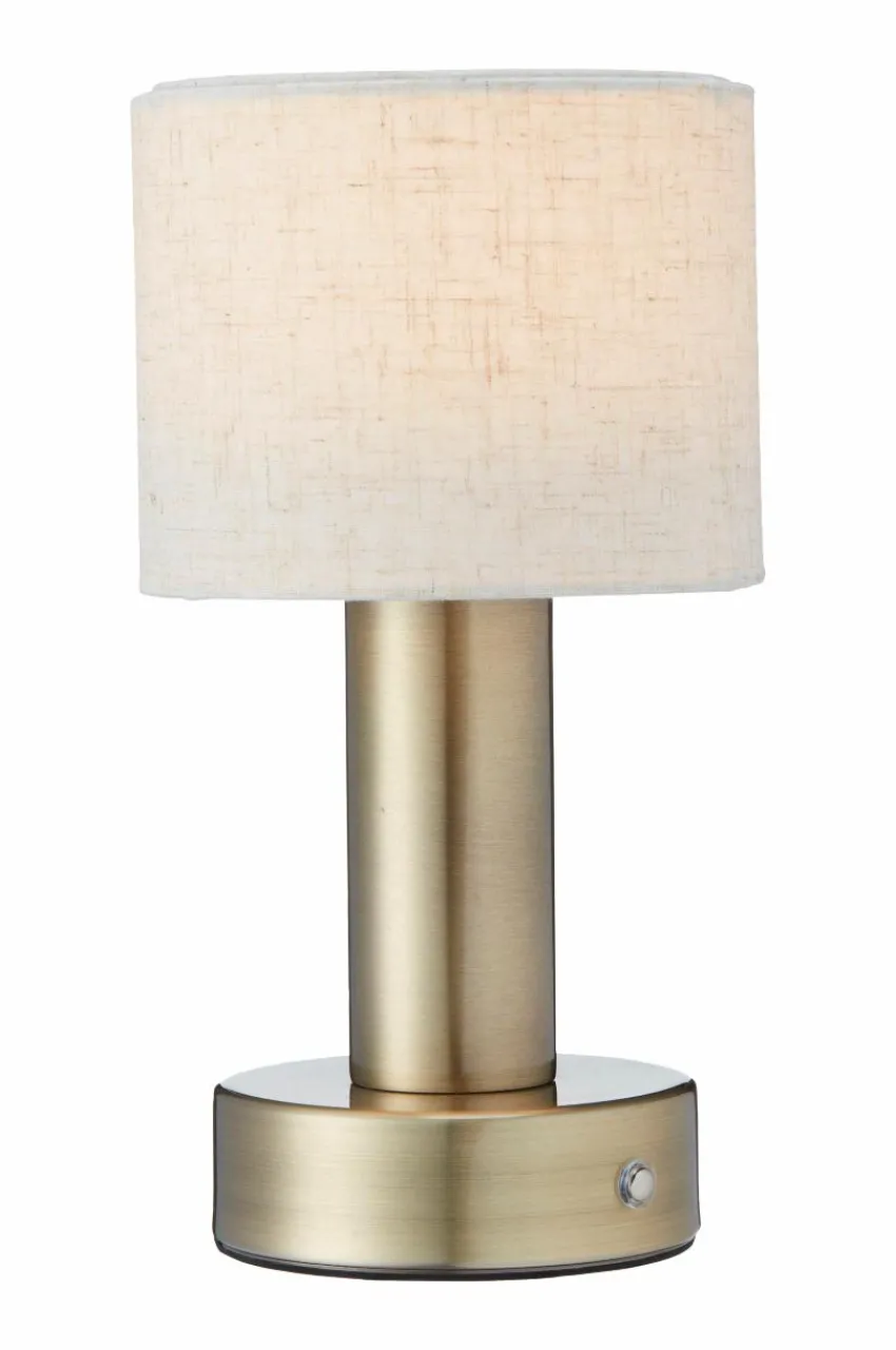 Bordslampor|Jotex Bordslampa Tiara Laddbar Brass