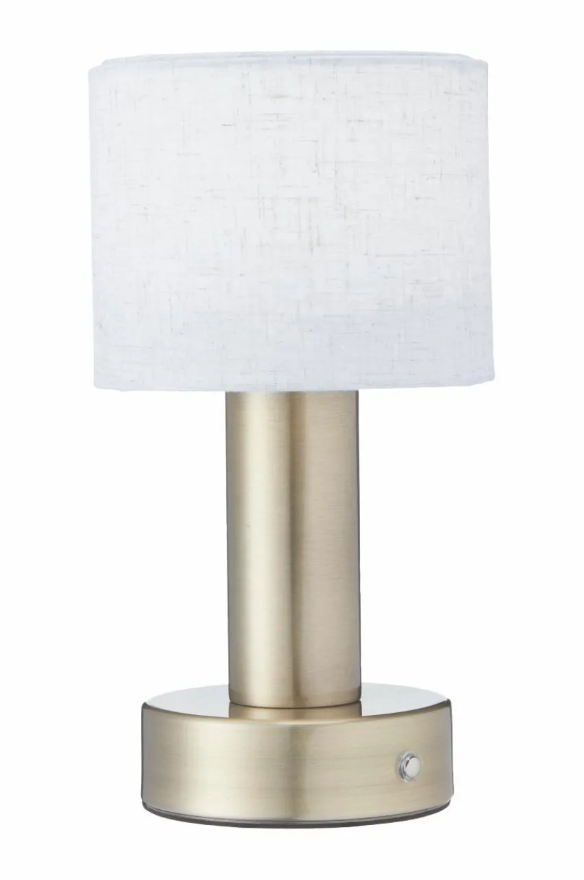 Bordslampor|Jotex Bordslampa Tiara Laddbar Brass