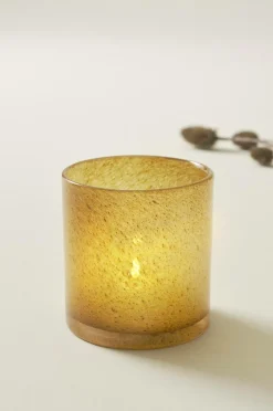 Ljuslyktor|Jotex BOSS Ljuslykta - Höjd 16 Cm Senapsbrun