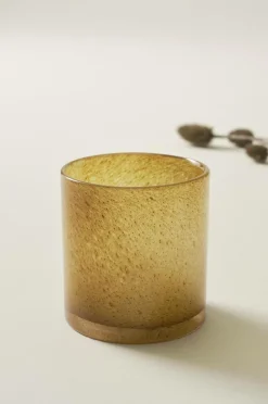 Ljuslyktor|Jotex BOSS Ljuslykta - Höjd 16 Cm Senapsbrun