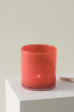 Ljuslyktor|Jotex BOSS Ljuslykta - Höjd 16 Cm Röd