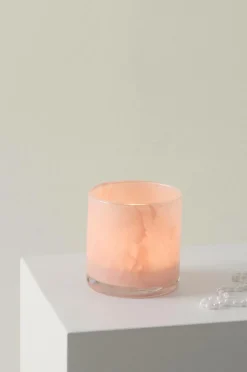 Ljuslyktor|Jotex BOSSY Ljuslykta - Höjd 12 Cm Ljus persika