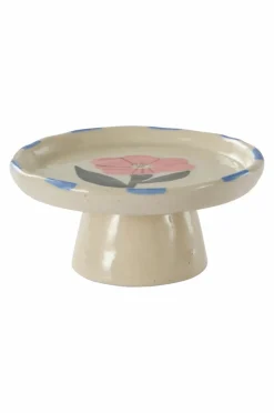 Tallrikar|Brickor & Serveringsfat|Jotex BOTANIC Serveringsfat ø 13 Cm Naturvit/multi