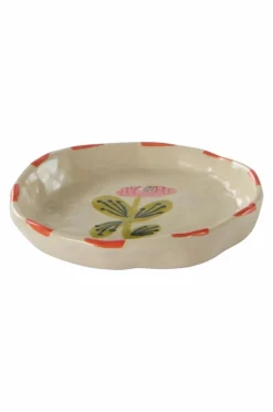 Tallrikar|Jotex BOTANIC Serveringstallrik ø 13 Cm Naturvit/multi